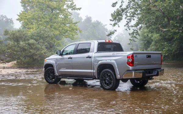 fog silver vehicle toyota tundra HD Desktop Wallpaper | Background Image