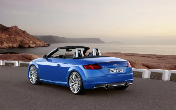 blue Audi vehicle Audi TT Roadster HD Desktop Wallpaper | Background Image