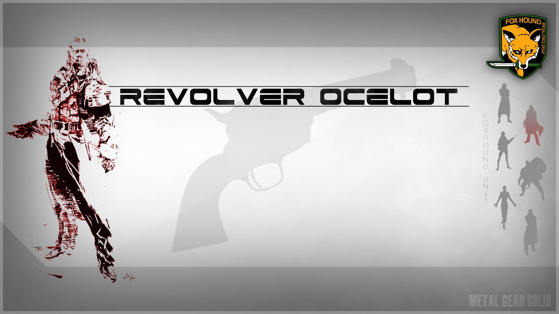 Revolver Ocelot Wallpaper Metal Gear Solid Fan Art Wallpapers