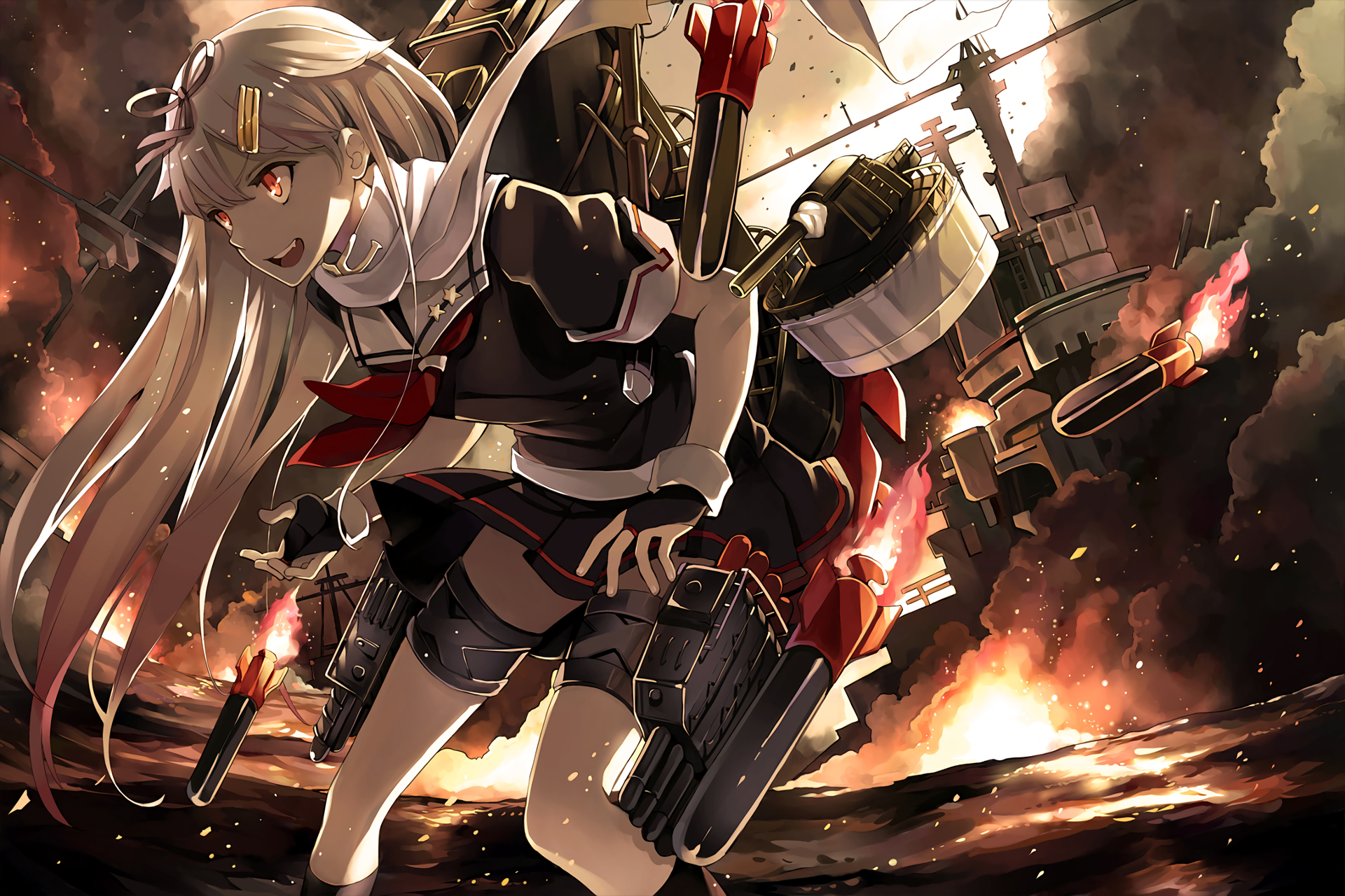 Download Sendai (Kancolle) Jintsu (Kancolle) Naka (Kancolle) Anime Kantai  Collection HD Wallpaper