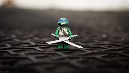 Leonardo (TMNT) man made lego HD Desktop Wallpaper | Background Image