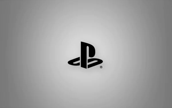 A sleek HD desktop wallpaper featuring the iconic PlayStation logo, creating a striking visual for video game enthusiasts.