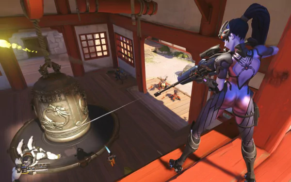 Winston (Overwatch) Widowmaker (Overwatch) video game Overwatch HD Desktop Wallpaper | Background Image