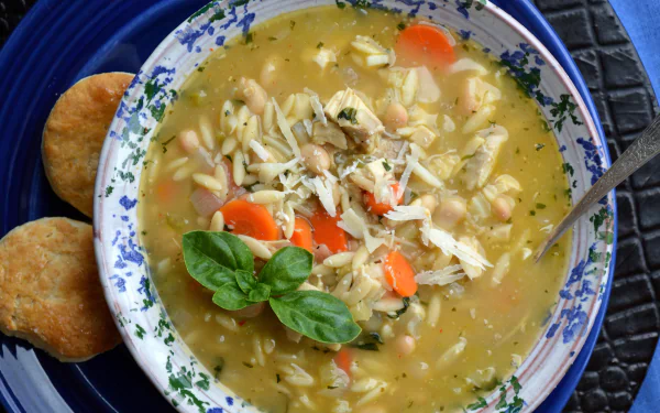 food Chicken Soup HD Desktop Wallpaper | Background Image