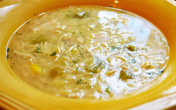 food Chicken Soup HD Desktop Wallpaper | Background Image