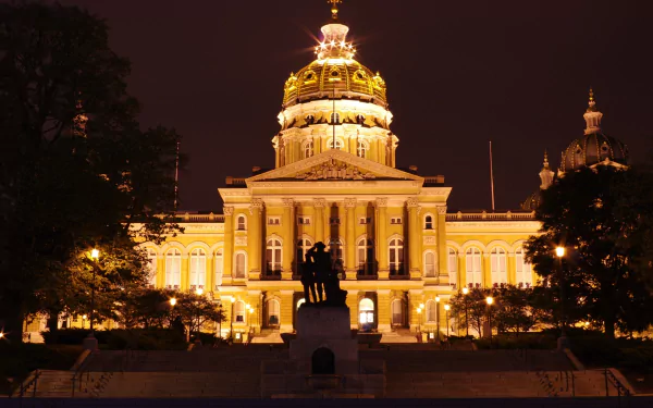 man made Iowa State Capitol HD Desktop Wallpaper | Background Image