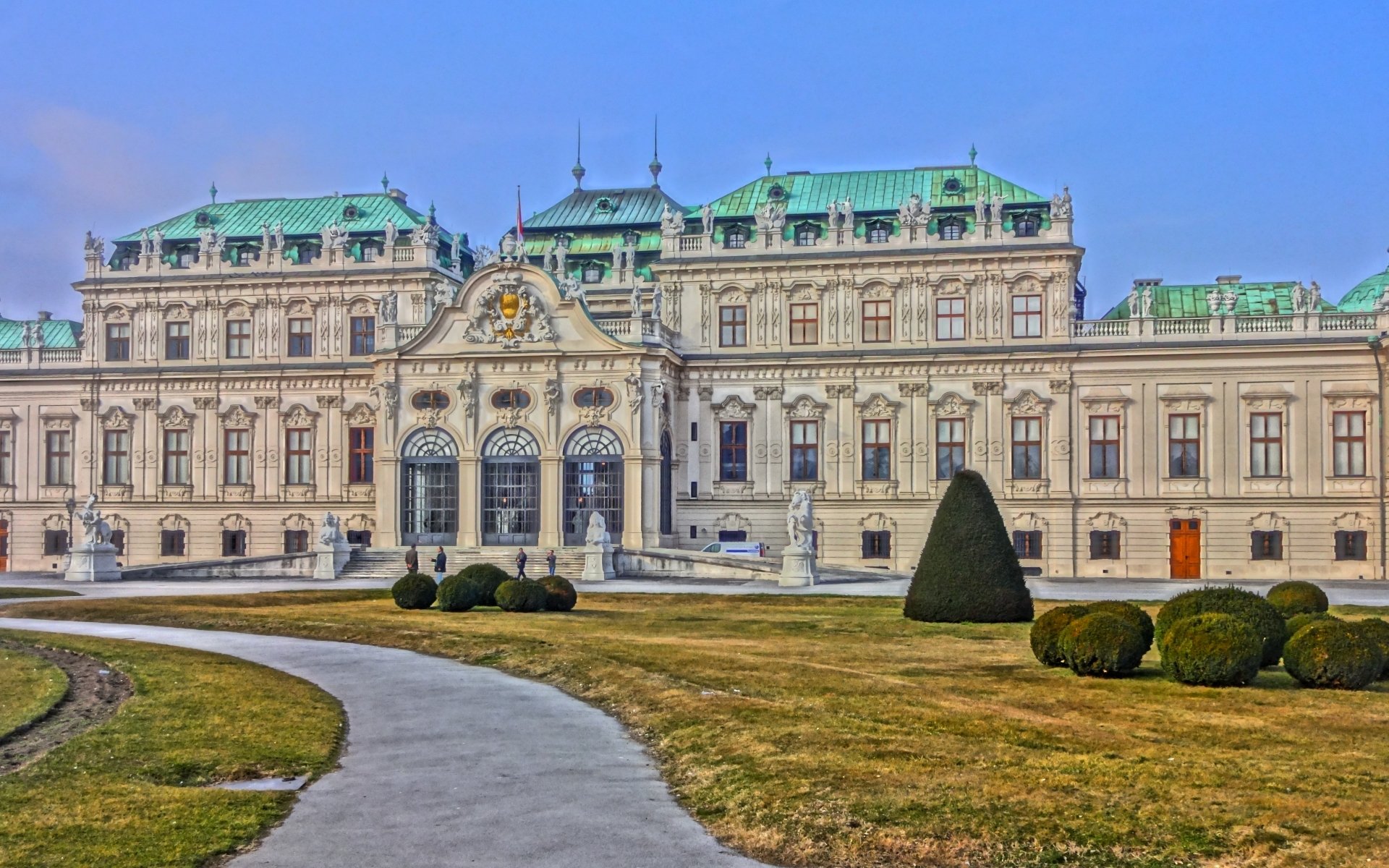 Download Man Made Belvedere Palace HD Wallpaper