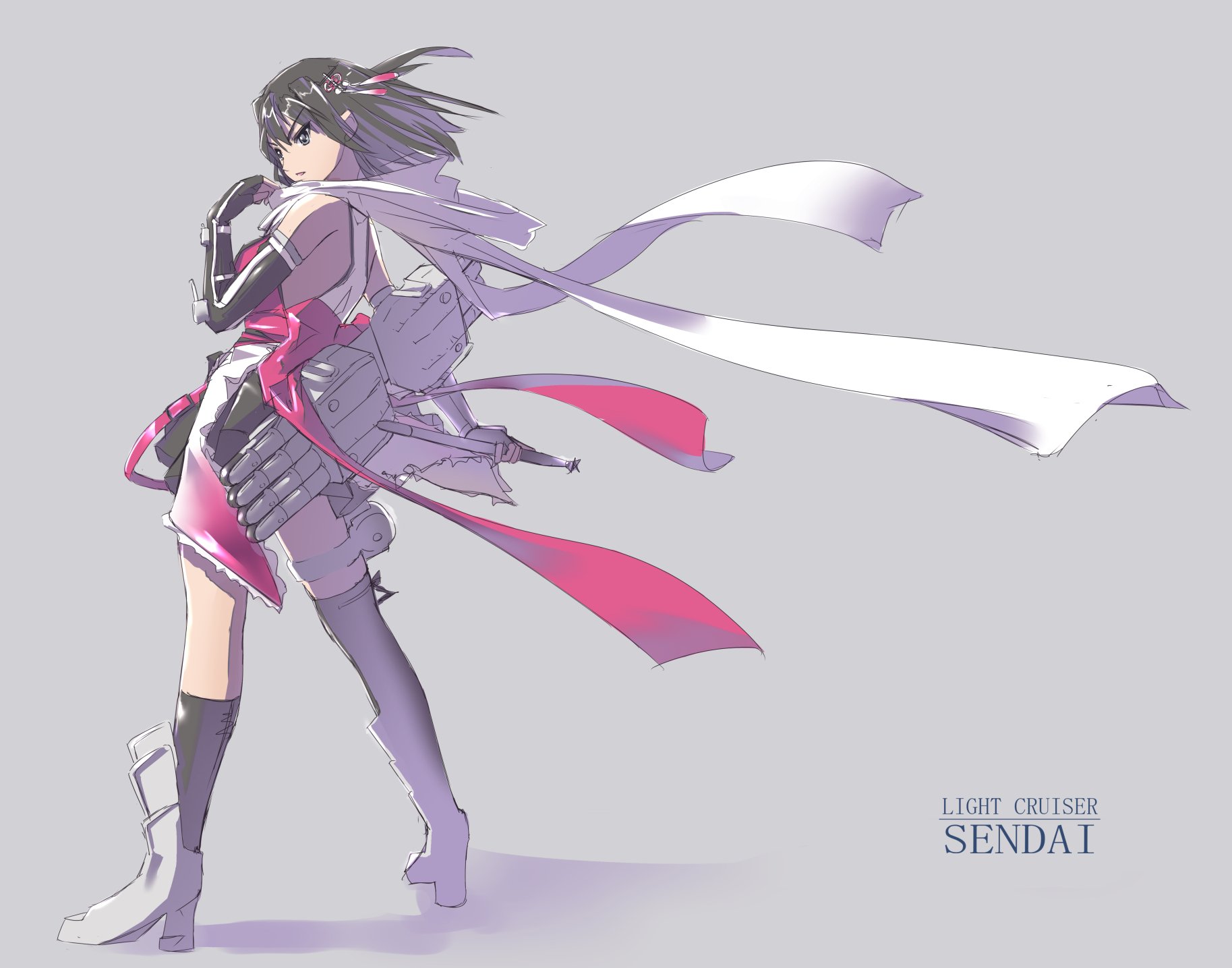 Download Sendai (Kancolle) Anime Kantai Collection Wallpaper