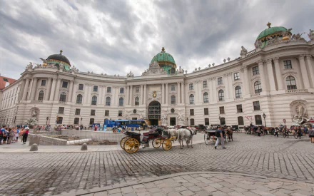 man made Hofburg Palace HD Desktop Wallpaper | Background Image