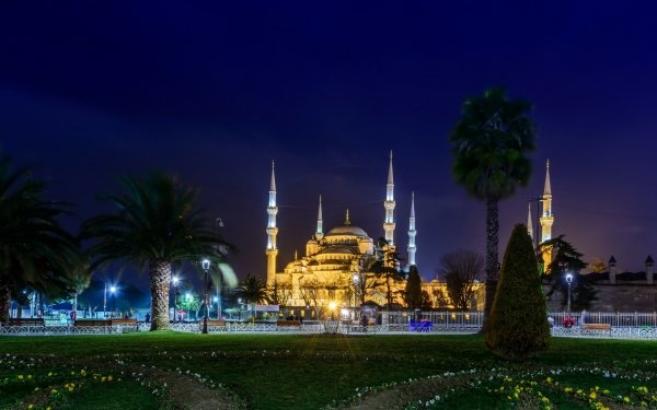 Religious Sultan Ahmed Mosque Mosques Mosque Istanbul Turkey HD Wallpaper | Background Image