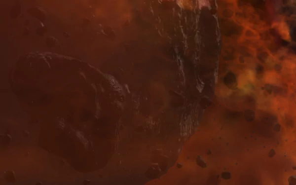 Sci Fi asteroid HD Desktop Wallpaper | Background Image