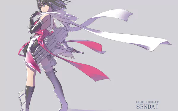 Sendai (Kancolle) Anime Kantai Collection HD Desktop Wallpaper | Background Image