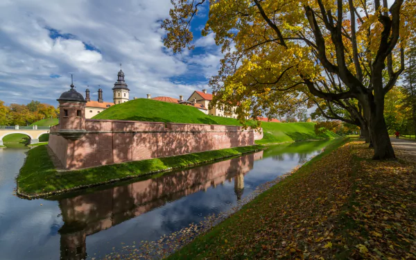 man made Nesvizh Castle HD Desktop Wallpaper | Background Image