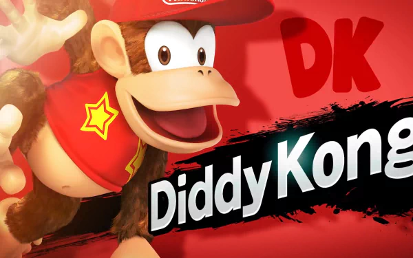 Diddy Kong video game Super Smash Bros. for Nintendo 3DS and Wii U HD Desktop Wallpaper | Background Image