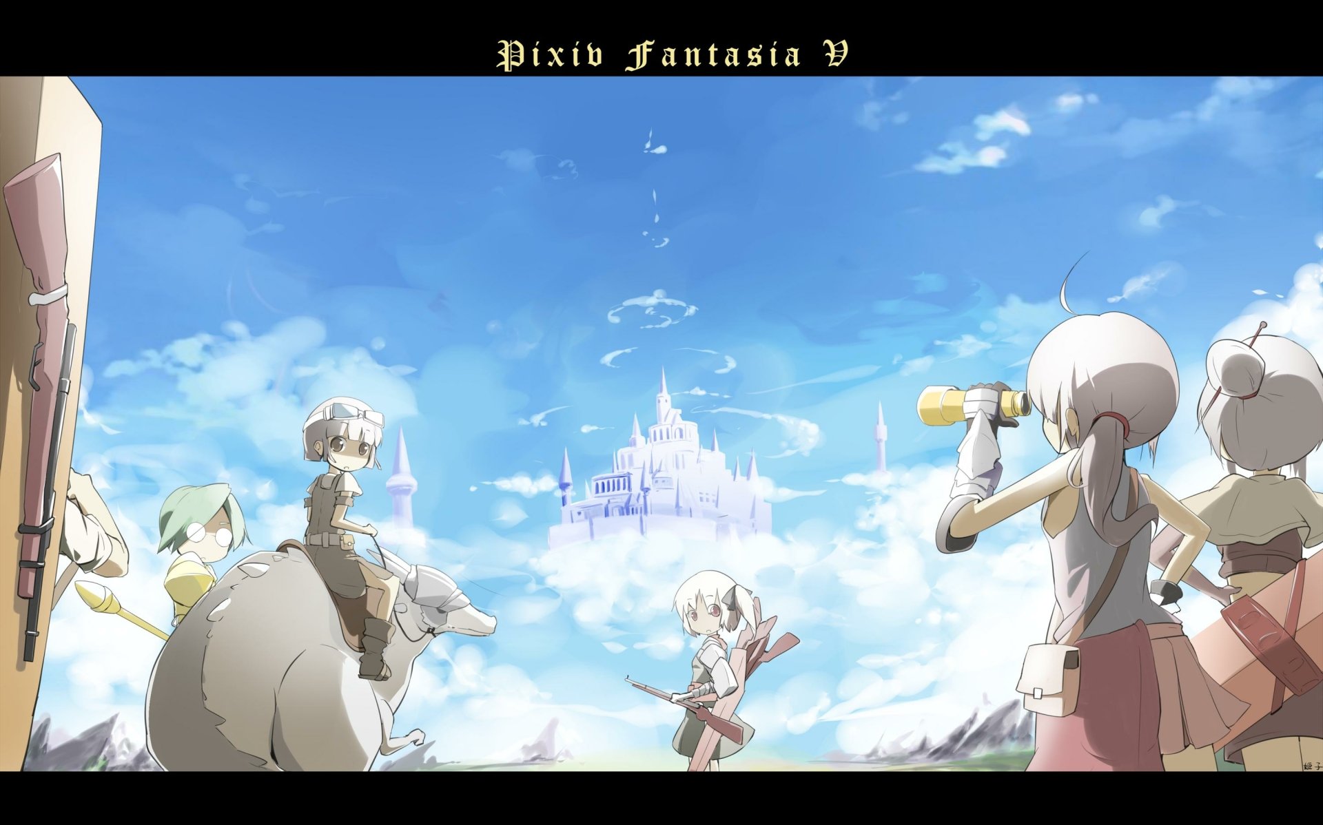Download Anime Pixiv Fantasia V HD Wallpaper