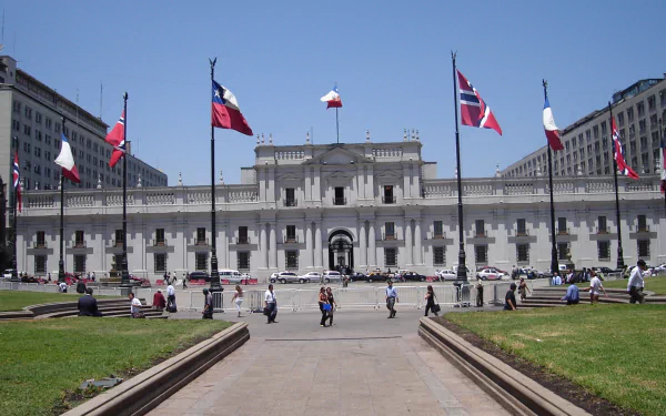 man made La Moneda Palace HD Desktop Wallpaper | Background Image