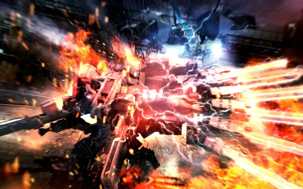 video game Armored Core V HD Desktop Wallpaper | Background Image