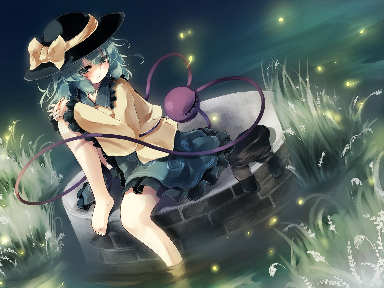 Download Koishi Komeiji Anime Touhou Wallpaper