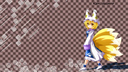 Ran Yakumo Anime Touhou HD Desktop Wallpaper | Background Image