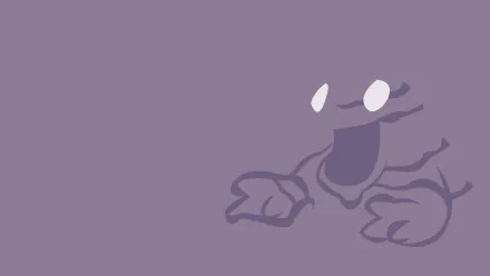 minimalist Grimer (Pokémon) video game Pokemon Minimalist Gaming HD Desktop Wallpaper | Background Image