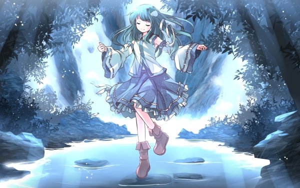 Anime Touhou Sanae Kochiya HD Wallpaper | Background Image