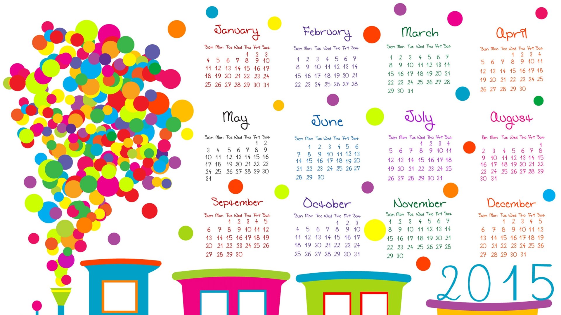 Download Holiday New Year 2015 New Year Misc Calendar 4k Ultra HD Wallpaper