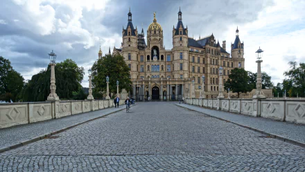 man made Schwerin Palace HD Desktop Wallpaper | Background Image