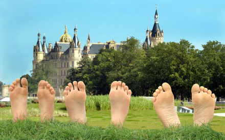 man made Schwerin Palace HD Desktop Wallpaper | Background Image