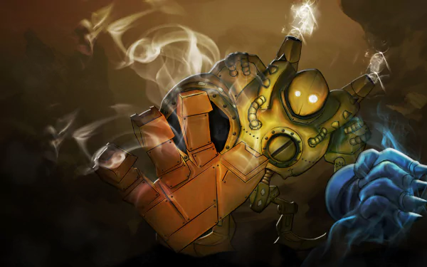 Blitzcrank (League Of Legends) video game League Of Legends HD Desktop Wallpaper | Background Image