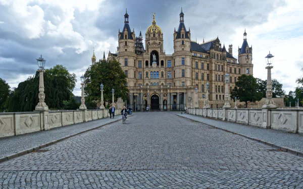 man made Schwerin Palace HD Desktop Wallpaper | Background Image