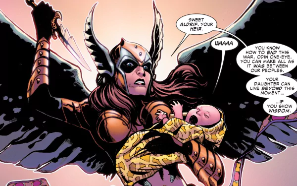 Angela (Marvel Comics) Comic angela: asgard's assassin HD Desktop Wallpaper | Background Image