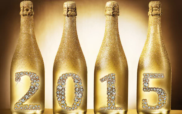 New Year champagne holiday New Year 2015 HD Desktop Wallpaper | Background Image