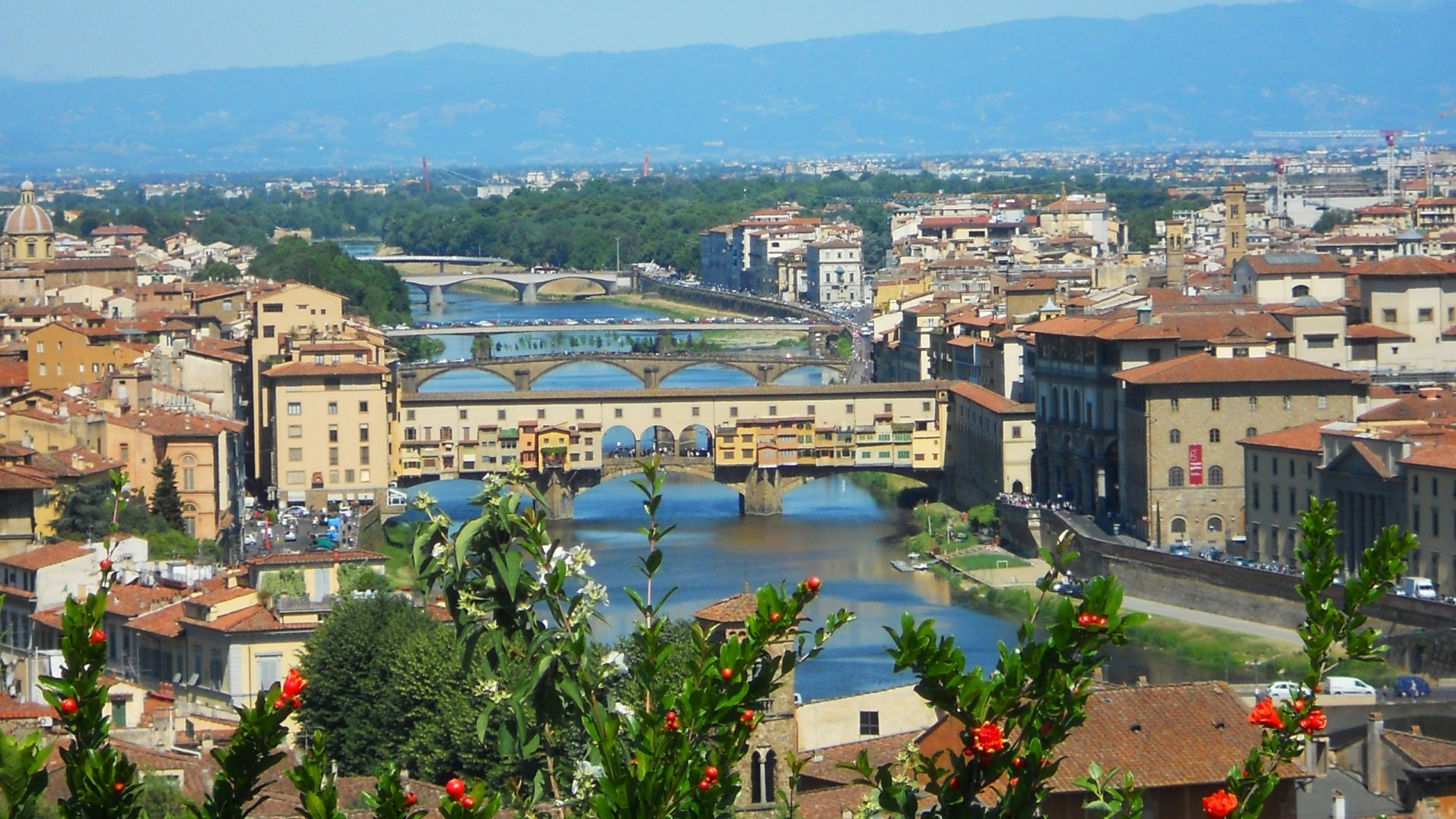 Download Man Made Ponte Vecchio HD Wallpaper