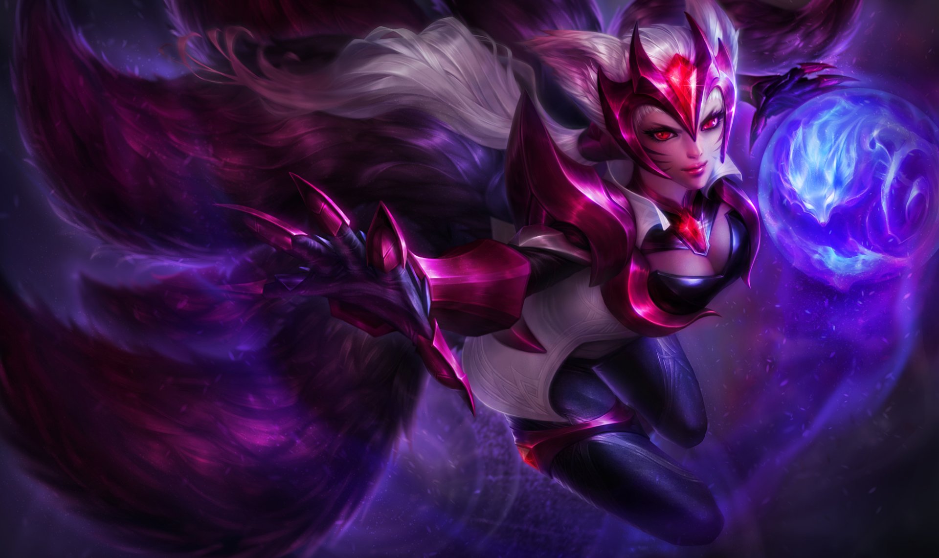 Ahri HD Wallpaper - League of Legends by Michelle Hoefener, image size:1920x1141