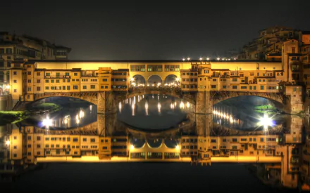 Italy bridge man made Ponte Vecchio HD Desktop Wallpaper | Background Image
