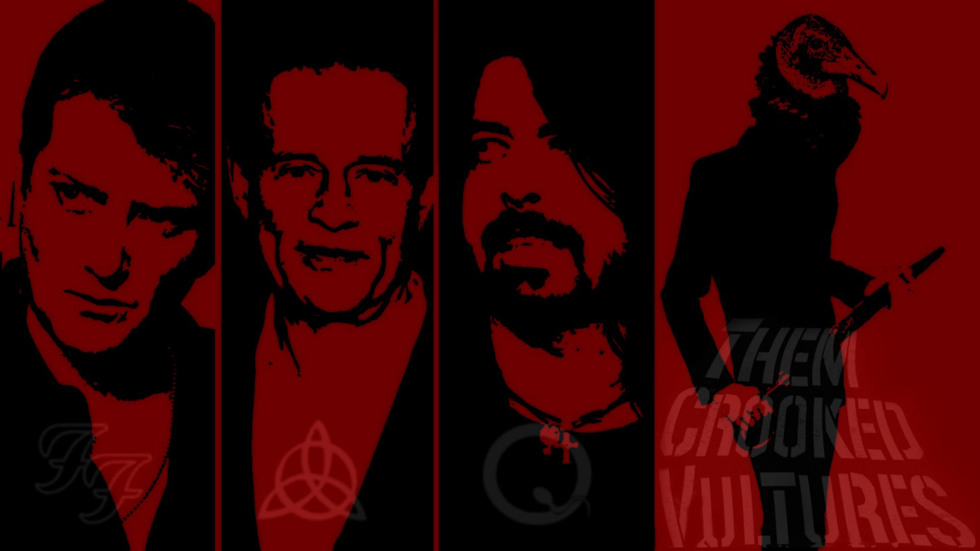 Download Music Them Crooked Vultures HD Wallpaper