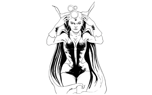 Comic moon dragon HD Desktop Wallpaper | Background Image