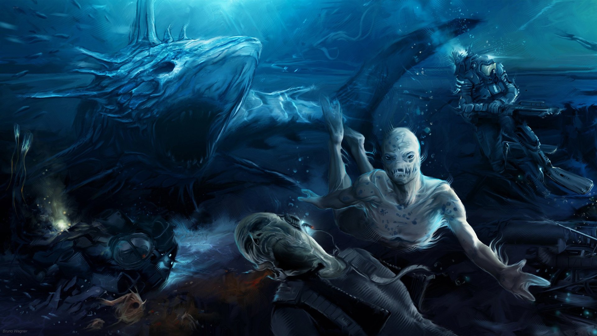 Download Fantasy Ocean HD Wallpaper by Bruno WAGNER