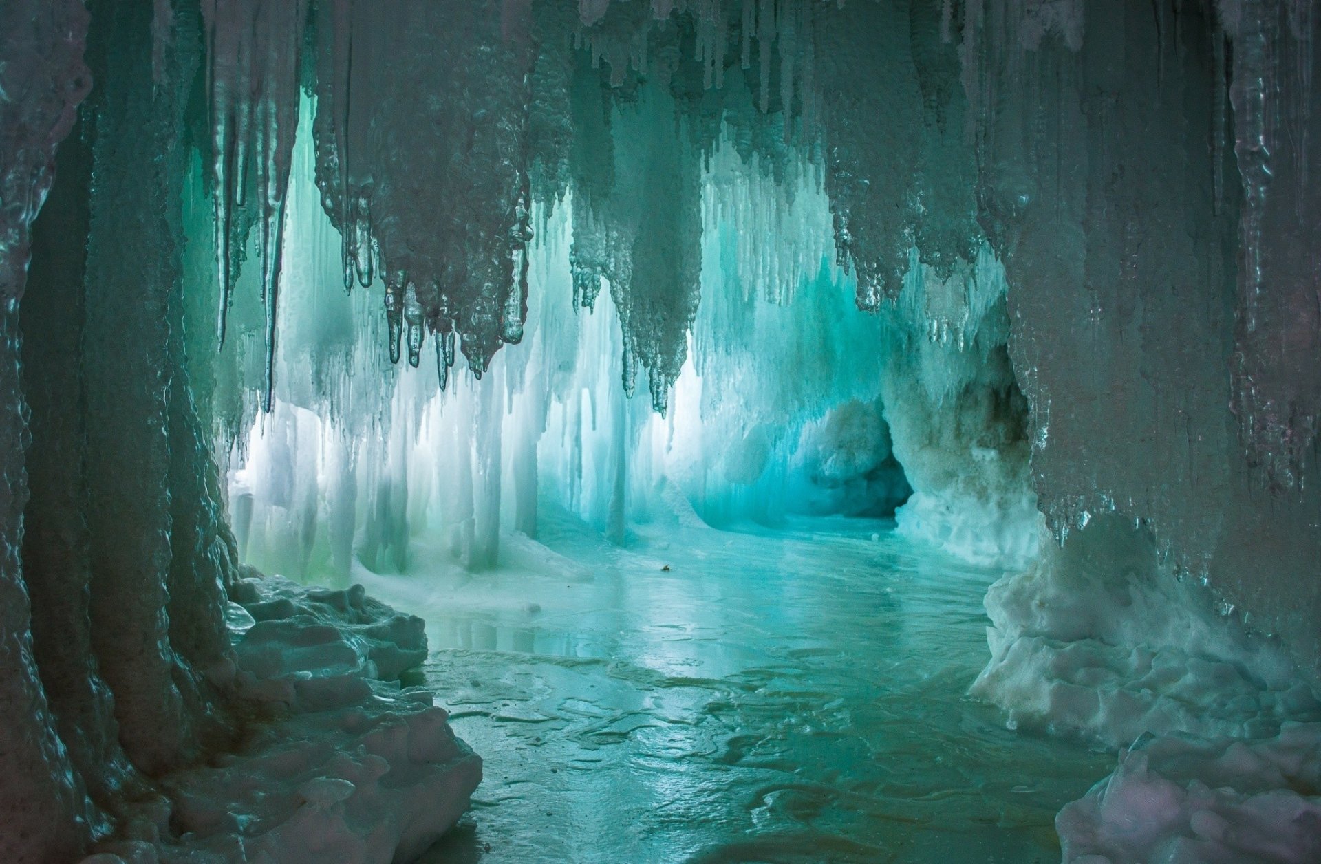 Download Nature Glacier Icicle HD Wallpaper