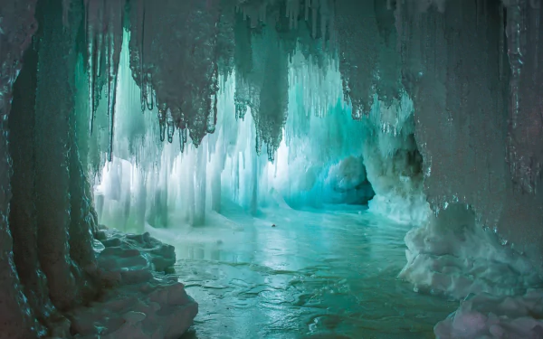 nature glacier icicle HD Desktop Wallpaper | Background Image