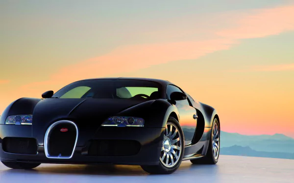 black car vehicle Bugatti Veyron HD Desktop Wallpaper | Background Image