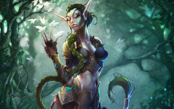 Video Game World Of Warcraft Warcraft Night Elf HD Wallpaper | Background Image