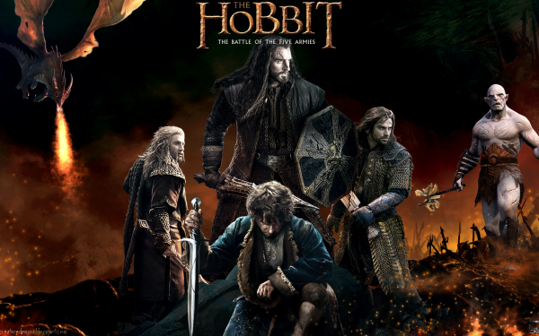 Movie The Hobbit: The Battle of the Five Armies Lord of the Rings Poster HD Wallpaper | Background Image