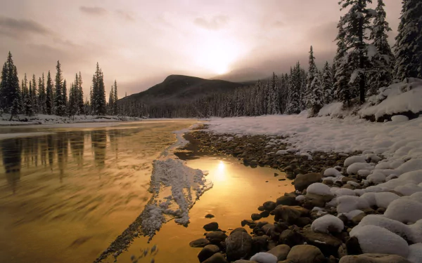 Canada nature river HD Desktop Wallpaper | Background Image