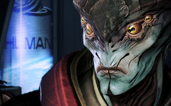 Javik (Mass Effect) video game Mass Effect 3 HD Desktop Wallpaper | Background Image