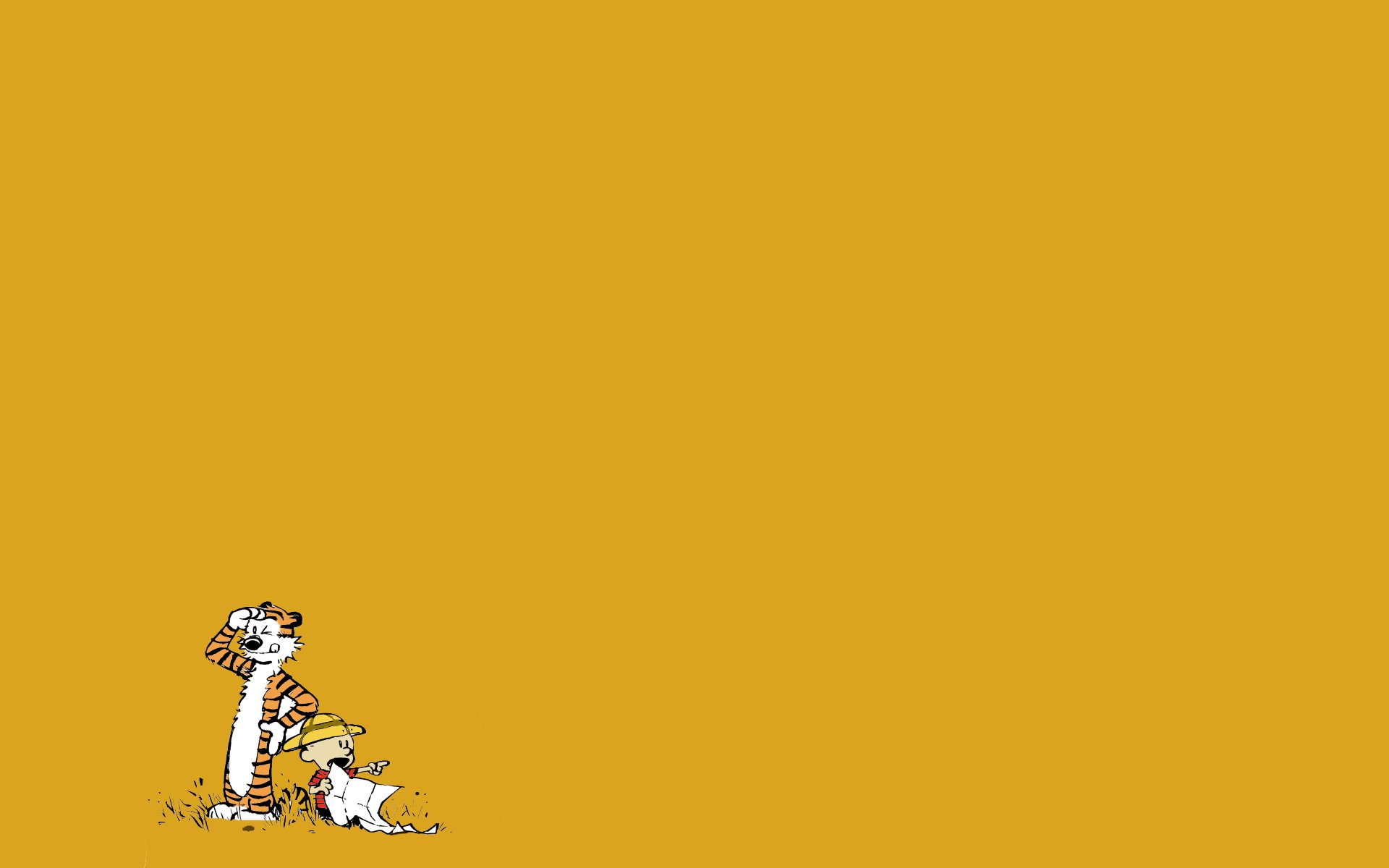 Download Comic Calvin & Hobbes HD Wallpaper