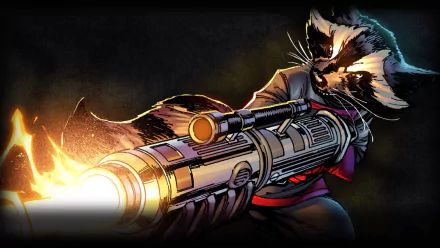 Comic Rocket Raccoon HD Desktop Wallpaper | Background Image