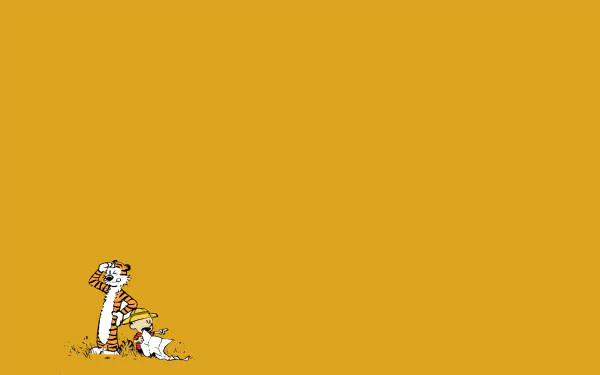 Comic Calvin & Hobbes HD Desktop Wallpaper | Background Image