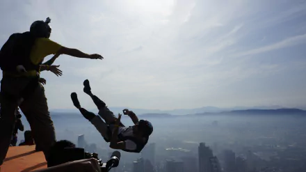 base jumping Sports HD Desktop Wallpaper | Background Image