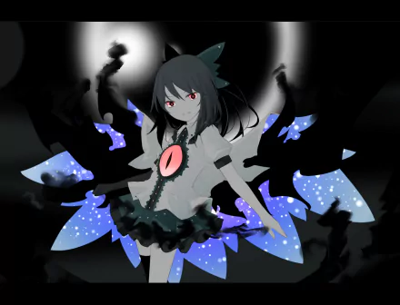 Utsuho Reiuji Anime Touhou HD Desktop Wallpaper | Background Image